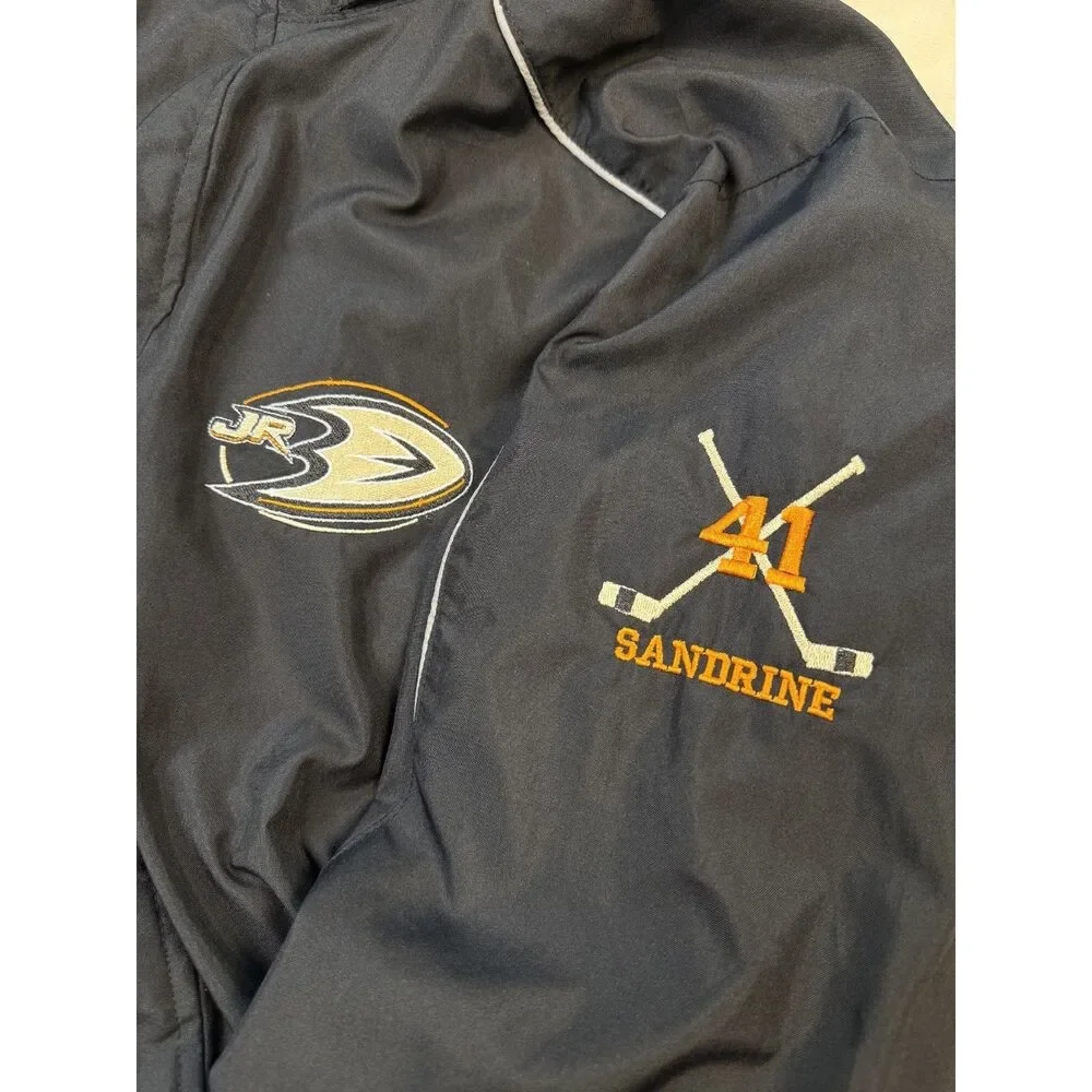 Anaheim Ducks JR Sandrine Pee-Wee Quebec Hockey Tournament Jacket Men’s Medium